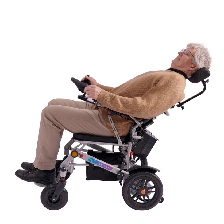 Reclinable Electric Wheelchair For Poor Lumbar Person